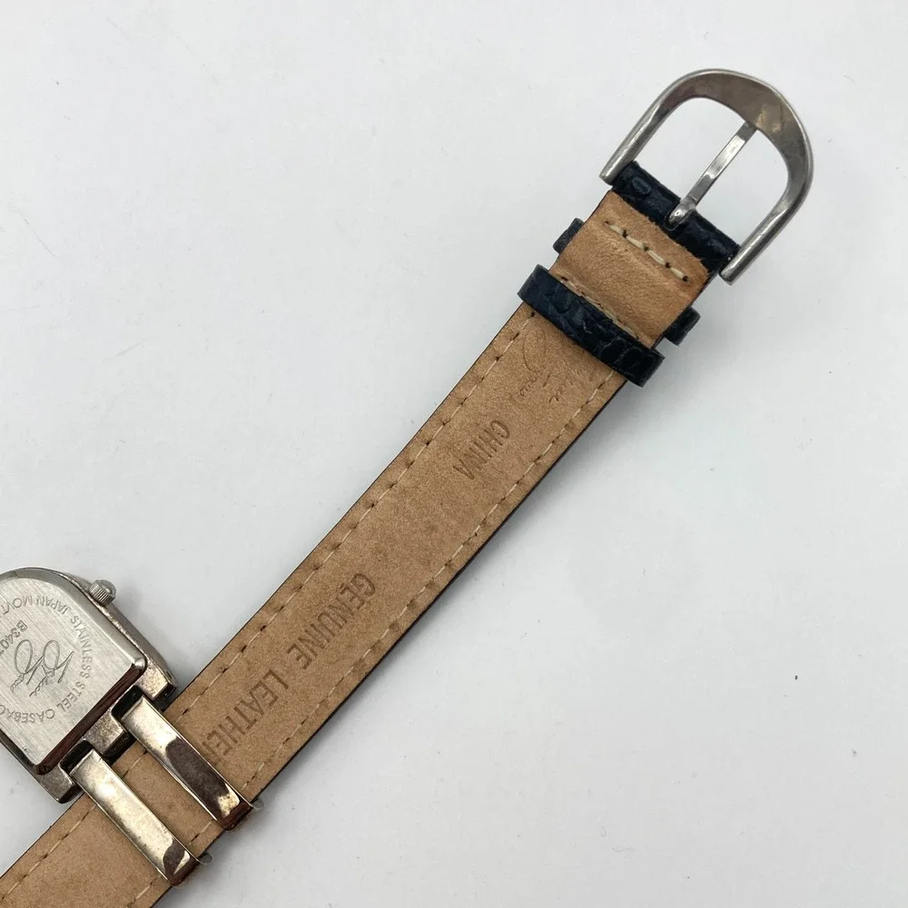 Vintage Suzanne Somers Women's Watch Silver Tone Patina Horseshoe New Battery 8
